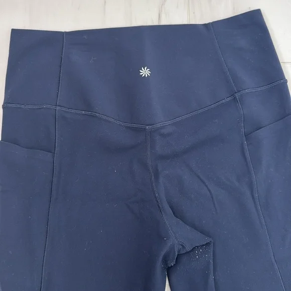 Athleta Salutation Stash Leggings, Navy - Women’s Size L - Picture 12 of 15